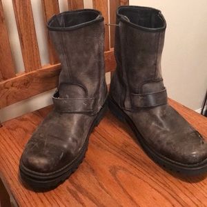 Men’s  Stylish Buckle Boots
